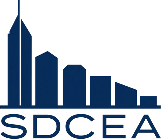 SDCEA skyline logo
